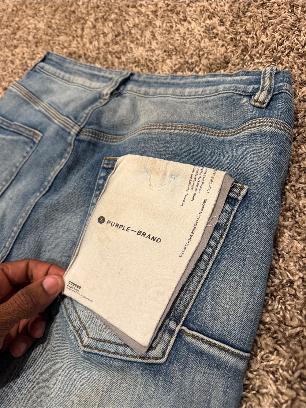 Purple jeans - Picture 6 of 8
